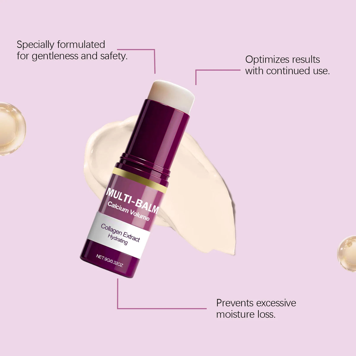 LUZMERA Multi-Balm | Bálsamo 3 en 1 con Colágeno y Calcio