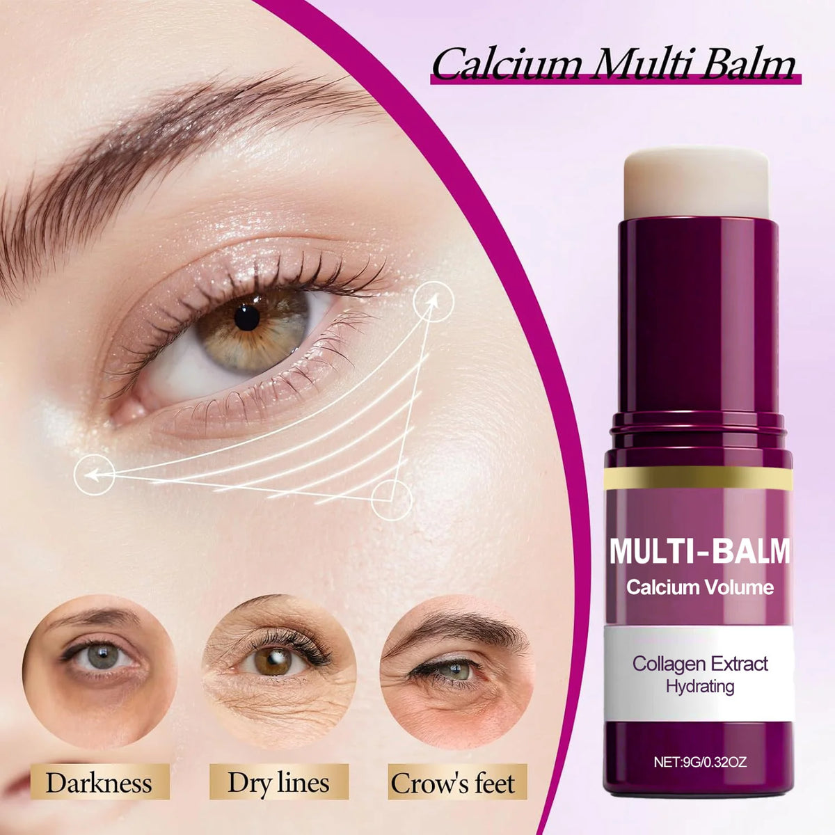 LUZMERA Multi-Balm | Bálsamo 3 en 1 con Colágeno y Calcio